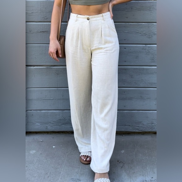 Brand new with tags linen trousers. - Picture 1 of 3